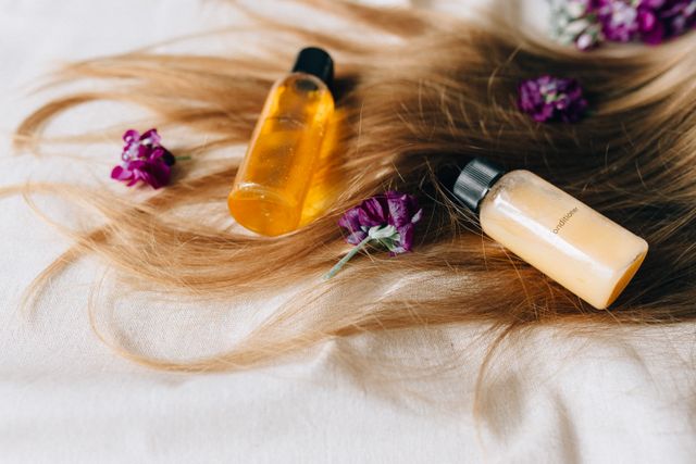 buteleczka serum do włosów